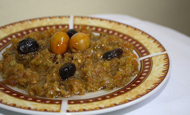 Recette Tunisienne salade mechouia