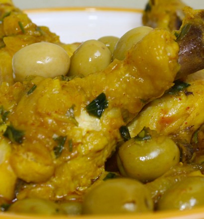 recette tajine poulet aux olives