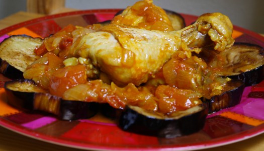 Tajine de poulet et aubergines à l’algérienne