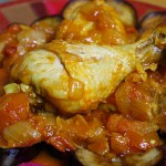 Tajine de poulet et aubergines à l'algérienne